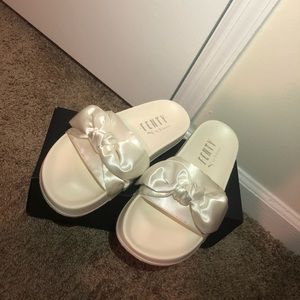 NEW Fenty Slides with Bow